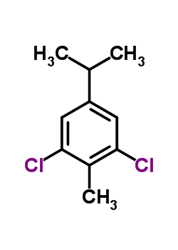 (C10H12Cl2) Benzene, 1,3-dichloro-2-methyl-5-(1-methylethyl)-
