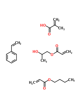 (C25H36O7) AC1L586D;Butyl acrylate, hydroxypropyl acrylate, methacrylic acid, styrene polymer;Butyl acrylate, s...