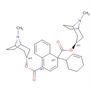 1,4-Naphthalenedicarboxylic acid, 1,2,3,4-tetrahydro-1-phenyl-,bis[(3-endo)-8-methyl-8-azabicyclo[3.2.1]oct-3-yl] ester, (1R,4R)-rel-
