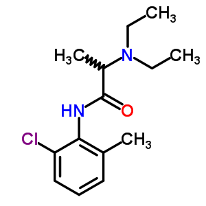 (C14H21ClN2O) BRN 2738812;6'-Chloro-2-(diethylamino)-o-propionotoluidide;o-Propionotoluidide, 6'-chloro-2-...