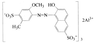 Aluminum, 6-hydroxy-5-[(2-methoxy-5-methyl-4-sulfophenyl)azo]-2-naphthalenesulfonic acid complex