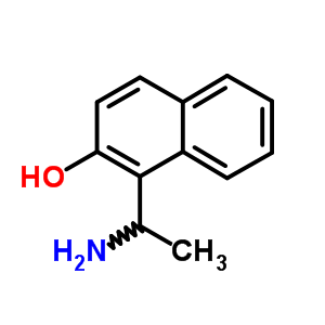 (C12H13NO) 1-(1-Aminoethyl)-2-naphthol;2-naphthalenol, 1-(1-aminoethyl)-