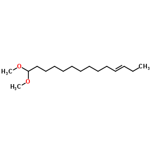 (C16H32O2) (3E)-14,14-Dimethoxytetradec-3-ene;3-tetradecene, 14,14-dimethoxy-, (3E)-;(3Z)-14,14-dimethoxytetrad...