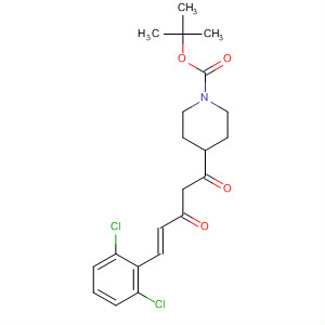 1-Piperidinecarboxylic acid,4-[1,3-dioxo-3-[4-(phenylmethoxy)phenyl]propyl]-, 1,1-dimethylethylester structure