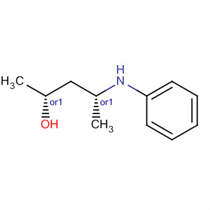 2-Pentanol, 4-(phenylamino)-, (2R,4R)-rel- structure.