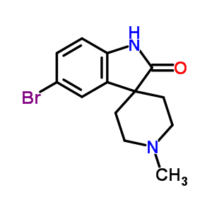 1,2-Dihydro-2-oxo-1'-methylspiro[5-bromo-3H-indole-3,4'-piperidine]