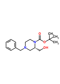 (S)-1-BOC-4-苄基-2-羟甲基哌嗪 947275-34-5
