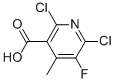 2,6-Dichloro-5-fluoro-4-methylpyridine-3-carboxylic acid  