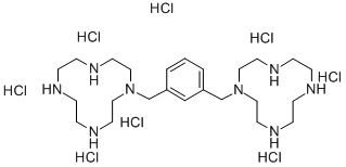1-[[3-(1,4,7,10-tetrazacyclododec-1-ylmethyl)phenyl]methyl]-1,4,7,10-tetrazacyclododecane,octahydrochloride