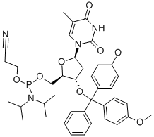 DMT-dT-5'-CE Reverse Phosphoramidite; 3'-O-(4,4'-Dimethoxytrityl)-thymidine-5'-cyanoethyl-Phosphoramidite