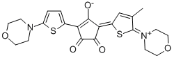 3-(2-Morpholino-thien-2yl)-5-(2,5-dihydro-4-methyl-2-morpholin-1-ylidene-onium-thien-5-ylidene-1,2-dioxo-cyclopenten-4-olate