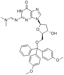 N'-[9-[(2R,3R,5S)-5-[[(2,3-dimethoxyphenyl)-diphenylmethoxy]methyl]-3-hydroxyoxolan-2-yl]-6-oxo-3H-purin-2-yl]-N,N-dimethylmethanimidamide
