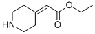 ethyl 2-piperidin-4-ylideneacetate  