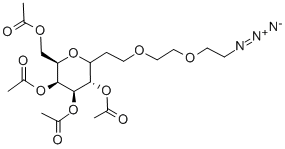 D-半乳糖1-[2-(2-叠氮基乙氧基)乙氧基乙基]-2,3,4,6-四-O-乙酸酯