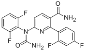6-(N-carbamoyl-2,6-difluoroanilino)-2-(2,4-difluorophenyl)pyridine-3-carboxamide