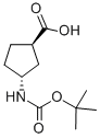 (1r,3r)-N-boc-1-氨基环戊烷-3-甲酸  489446-85-7  97%  250mg