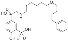 Salmeterol D3 (3-hydroxymethyl D2, alpha D1)