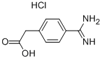 2-(4-carbamimidoylphenyl)acetic acid hydrochloride