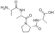(2S)-2-[[(2S)-1-[(2S)-2-[[(2S)-2-aminopropanoyl]amino]propanoyl]pyrrolidine-2-carbonyl]amino]propanoic acid