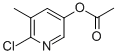 3-Pyridinol, 6-chloro-5-methyl-, acetate (ester)