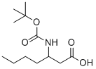 (C12H23NO4) 3-TERT-BUTOXYCARBONYLAMINO-HEPTANOIC ACID;RARECHEM AK ML 0069;CHEMCOLLECT CA050015