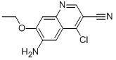 6-AMINO-4-CHLORO-7-ETHOXYQUINOLINE-3-CARBONITRILE