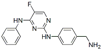 2-N-[4-(aminomethyl)phenyl]-5-fluoro-4-N-phenylpyrimidine-2,4-diamine