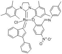Chloro(1,3-dimesityl-2-imidazolidinylidene)(2-{(E)-[(4-methylphen yl)imino]methyl}-4-nitrophenolato-O)(3-phenyl-1H-inden-1-ylidene )ruthenium
