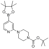 tert-butyl 4-[4-(4,4,5,5-tetramethyl-1,3,2-dioxaborolan-2-yl)pyridin-2-yl]piperazine-1-carboxylate