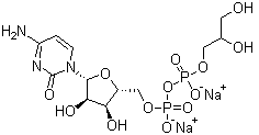 [[5-(4-amino-2-oxopyrimidin-1-yl)-3,4-dihydroxyoxolan-2-yl]methoxy-hydroxyphosphoryl] 2,3-dihydroxypropyl hydrogen phosphate;sodium