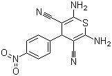 4-(4-Nitrophenyl)-2,6-diamino-4H-thiopyran-3,5-dicarbonitrile