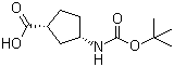 (1R,3S)-3-((叔丁氧基羰基)氨基)环戊烷甲酸  161660-94-2  95+%  1g