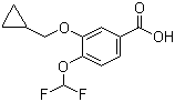 China 3-Cyclopropylmethoxy-4-difluoromethoxy-benzoic acid