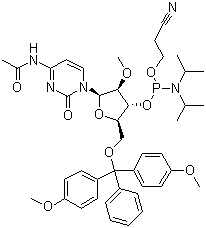N-Acetyl-5'-O-(4,4-dimethoxytrityl)-2'-O-methylcytidine-3'-(2-cyanoethyl-N,N-diisopropyl)phosphoramidite  