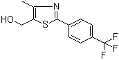 [4-Methyl-2-(4-(trifluoromethyl)phenyl)-1,3-thiazol-5-yl]methanol