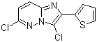 3,6-Dichloro-2-(2-thienyl)imidazo[1,2-b]pyridazine