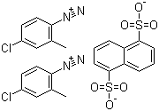 Fast Red TR Salt 1,5-Naphthalenedisulfonate Salt;4-Chloro-2-Methylbenzenediazonium Salt; Azoic Diazo No. 11; C.I. 37085