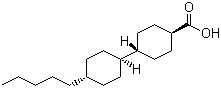 trans-4\'-Pentyl-(1,1\'-bicyclohexyl)-4-carboxylic acid