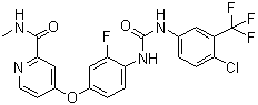 Regorafenib4-[4-({[4-chioro-3-(trifluoroMethyl)phenyl]carbaMoyl}aMino)-3-fluorophenoxy]-pyridine-2-carboxylic acid MethylaMide