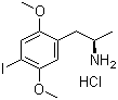 (-)-2,5-Dimethoxy-4-iodoamphetamine hydrochloride