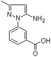 3-(5-amino-3-methylpyrazol-1-yl)benzoic acid