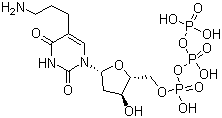 ((2R,3S,5R)-5-(5-(3-Aminopropyl)-2,4-dioxo-3,4-dihydropyrimidin-1(2H)-yl)-3-hydroxytetrahydrofuran-2-yl)methyl tetrahydrogen triphosphate