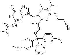 DMT-dG(iBu)-CE Phosphoramidite; N2-Isobutyryl-5'-O-(4,4'-dimethoxytrityl)-2'-deoxyguanosine-3'-cyanoethyl Phosphoramidite