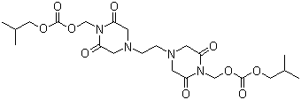 [4-[2-[4-(2-methylpropoxycarbonyloxymethyl)-3,5-dioxopiperazin-1-yl]ethyl]-2,6-dioxopiperazin-1-yl]methyl 2-methylpropyl carbonate